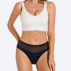 Culotte menstruelle taille moyenne ALMA - Noire