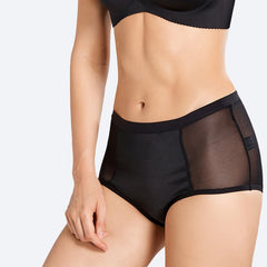 Culotte menstruelle taille haute VICTORIA - Noire