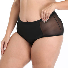Culotte menstruelle taille haute VICTORIA - Noire