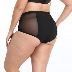 Culotte menstruelle taille haute VICTORIA - Noire