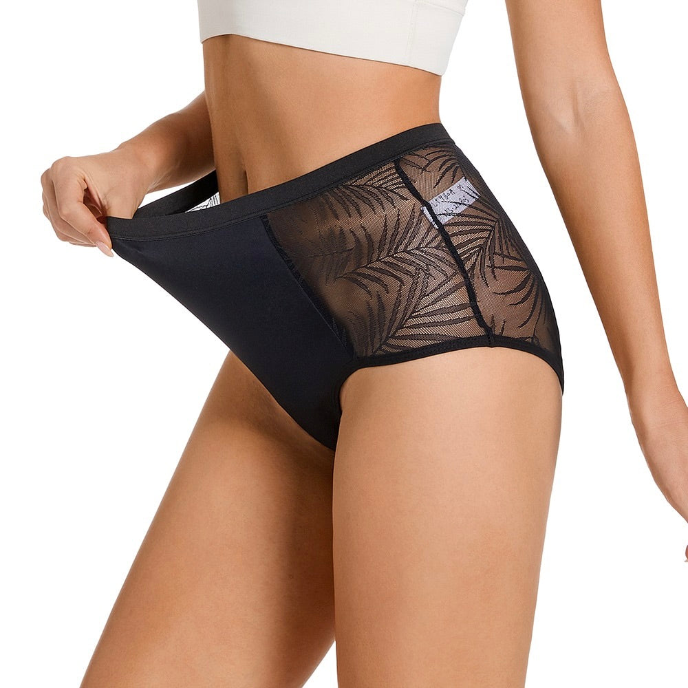 Culotte menstruelle taille haute MELY - Noire