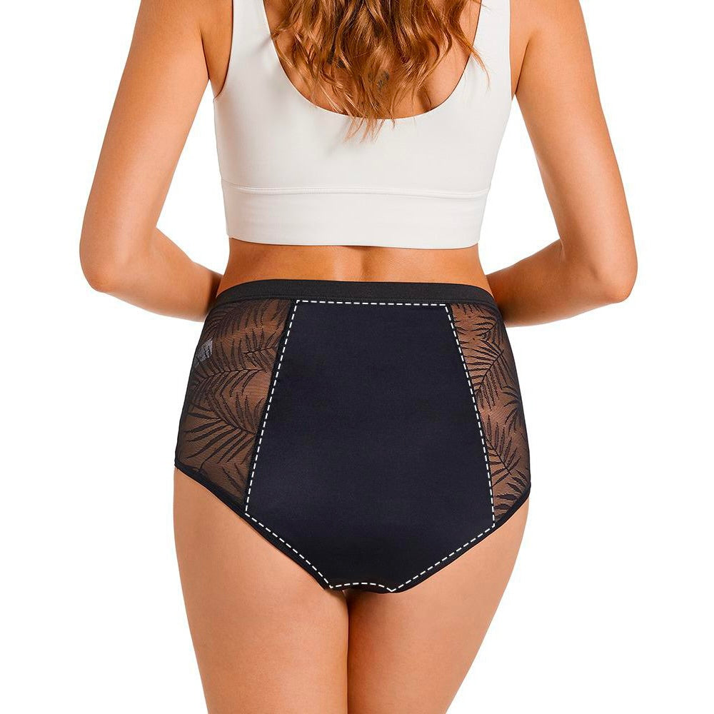 Culotte menstruelle taille haute MELY - Noire